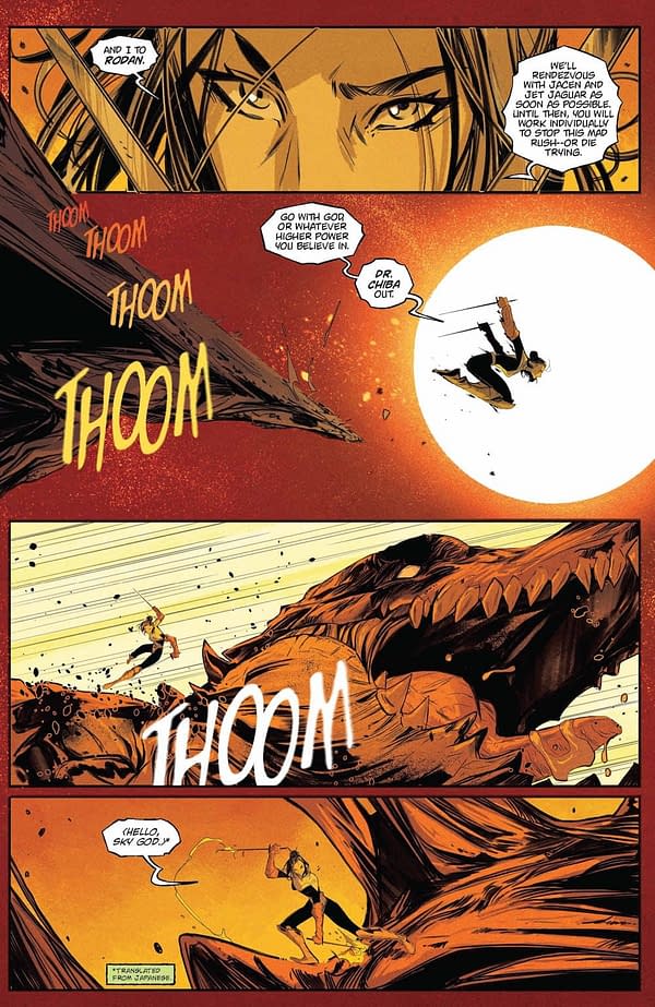 Interior preview page from GODZILLA #9 HENDRY PRASETYA COVER