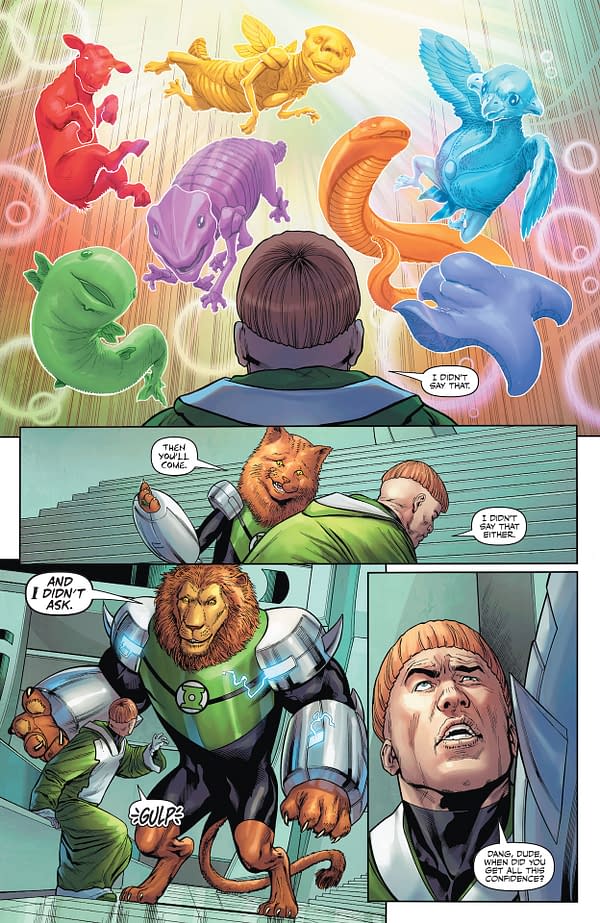 Interior preview page from Green Lantern Corps #14