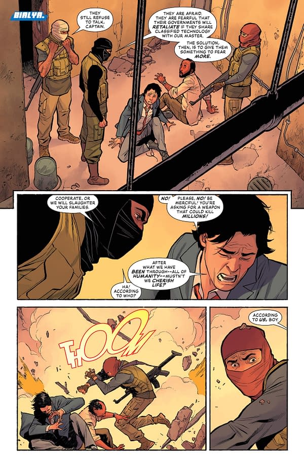 Interior preview page from Justice League Unlimited #17