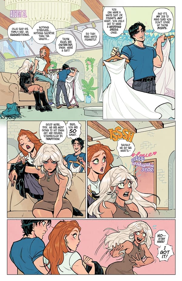 Interior preview page from Sirens: Love Hurts #2