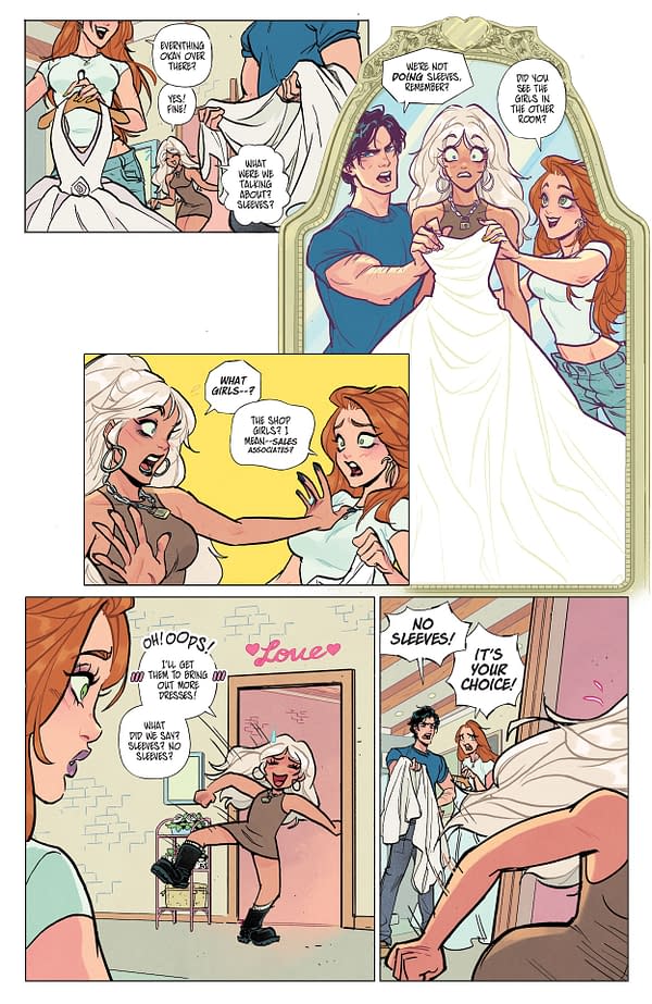 Interior preview page from Sirens: Love Hurts #2