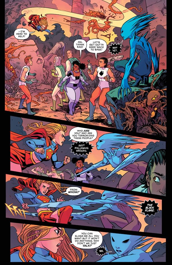 Interior preview page from Supergirl #11