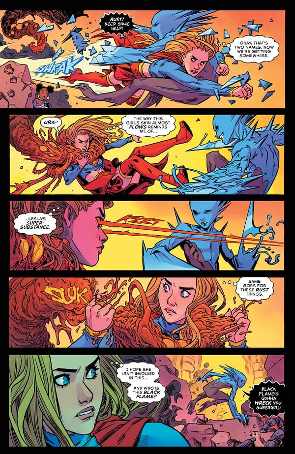 Interior preview page from Supergirl #11