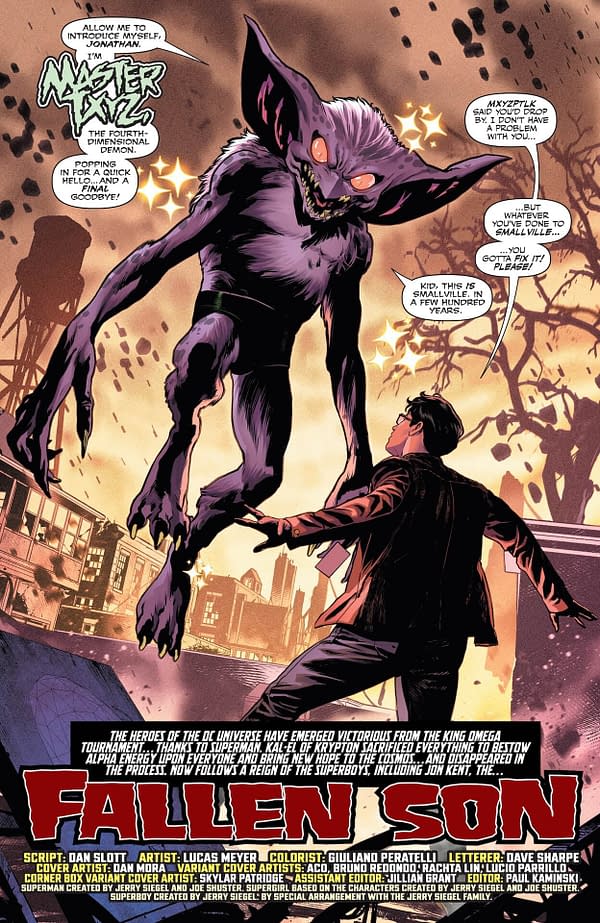 Interior preview page from Superman Unlimited #11