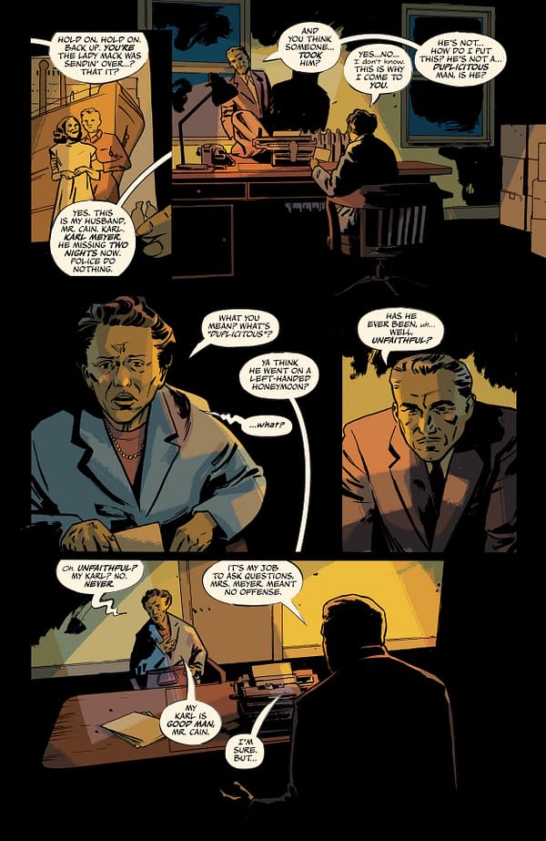 Interior preview page from The Peril of the Brutal Dark: An Ezra Cain Mystery #2