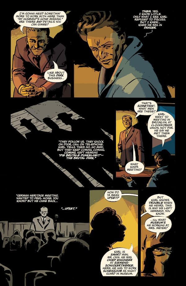 Interior preview page from The Peril of the Brutal Dark: An Ezra Cain Mystery #2