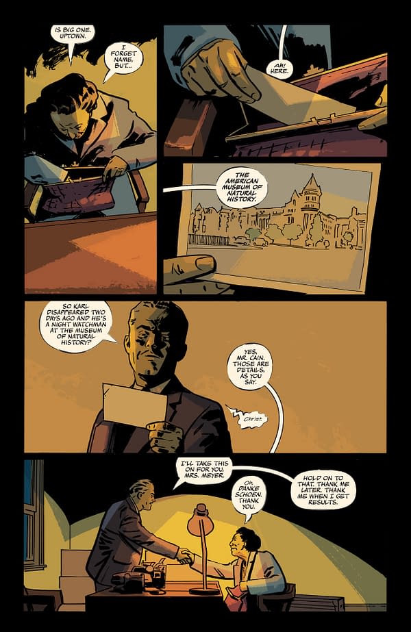 Interior preview page from The Peril of the Brutal Dark: An Ezra Cain Mystery #2
