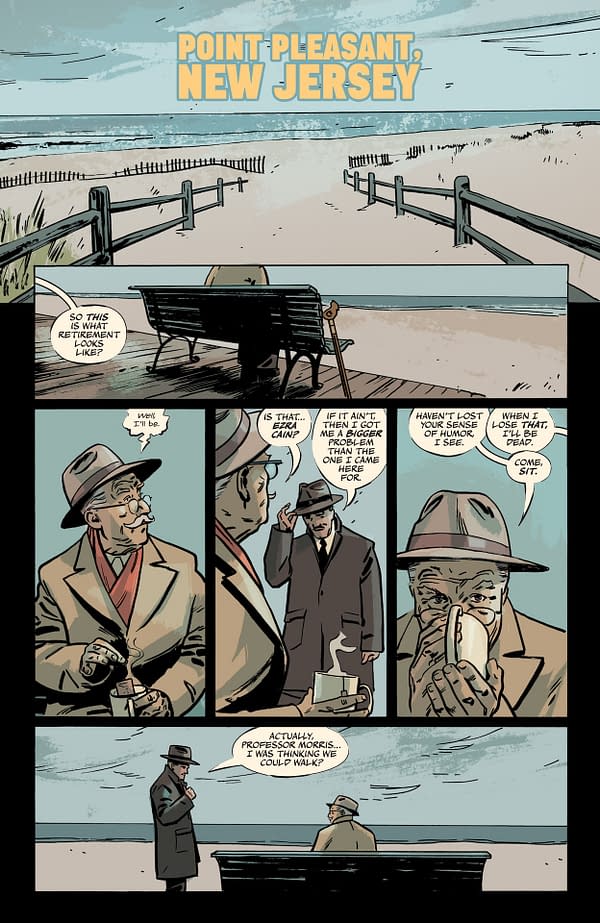 Interior preview page from The Peril of the Brutal Dark: An Ezra Cain Mystery #2