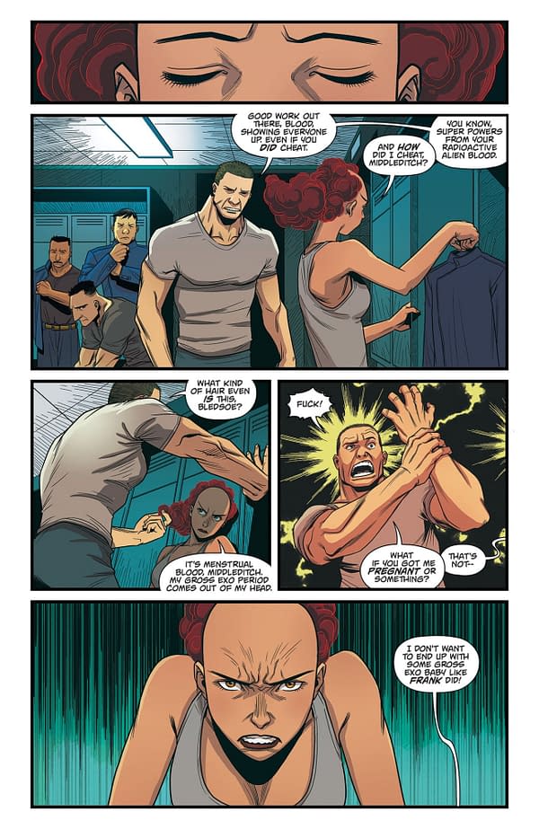 Interior preview page from Blood & Thunder #12