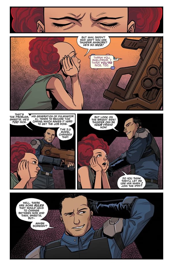 Interior preview page from Blood & Thunder #12