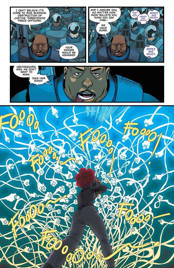 Interior preview page from Blood & Thunder #12