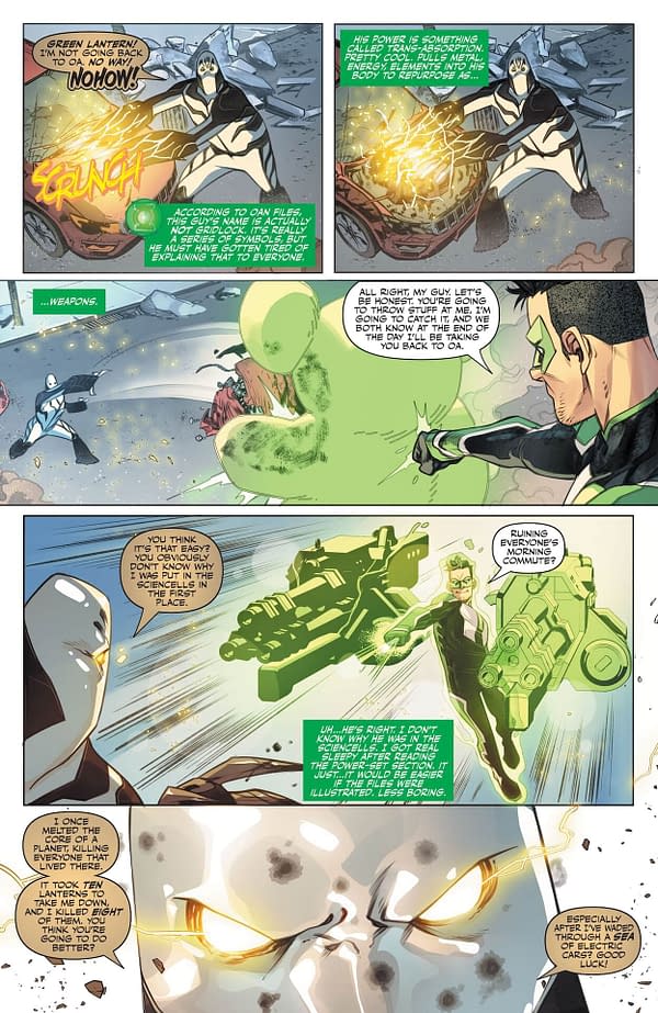 Interior preview page from Green Lantern #34