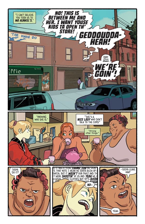 Harley and Ivy: Life and Crimes #5 Preview: Chaos at Ma Hunkel's