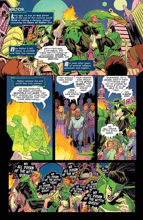 Interior preview page from Justice League Intergalactic Special #1