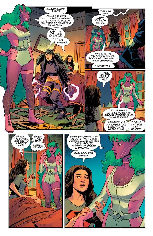 Interior preview page from Justice League Intergalactic Special #1