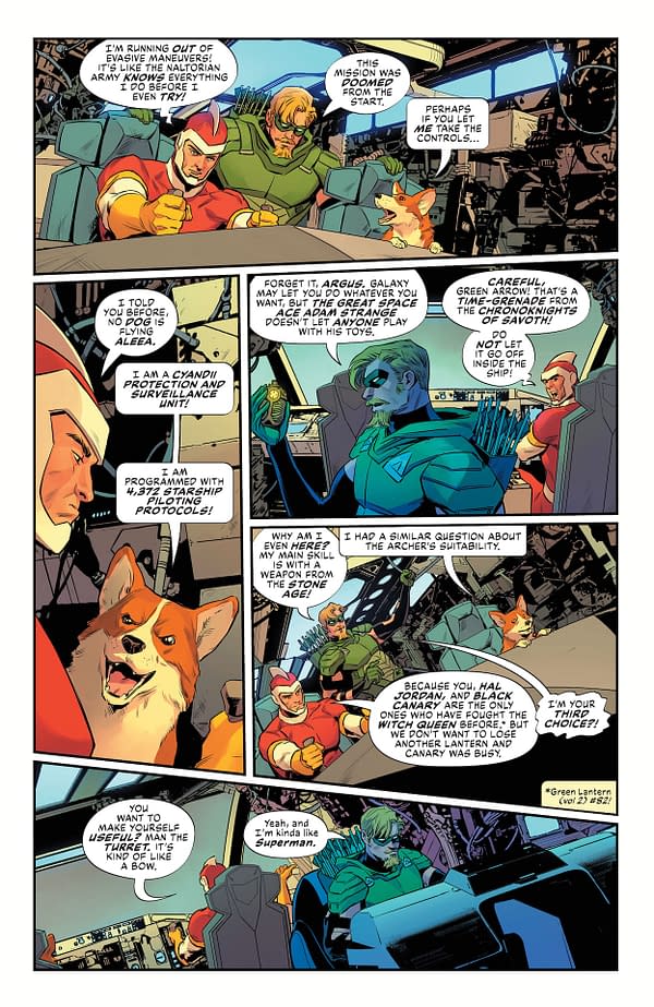 Interior preview page from Justice League Intergalactic Special #1