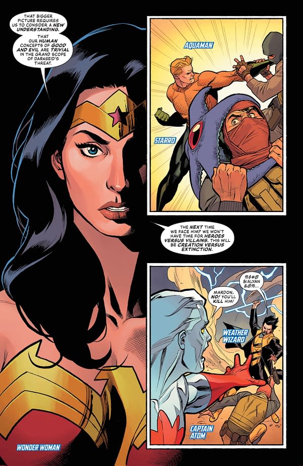 Interior preview page from Justice League Unlimited #18