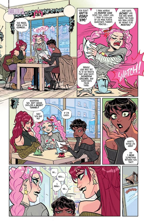 Interior preview page from Sirens: Love Hurts #3