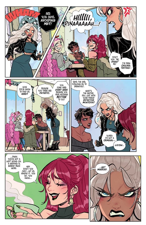 Interior preview page from Sirens: Love Hurts #3