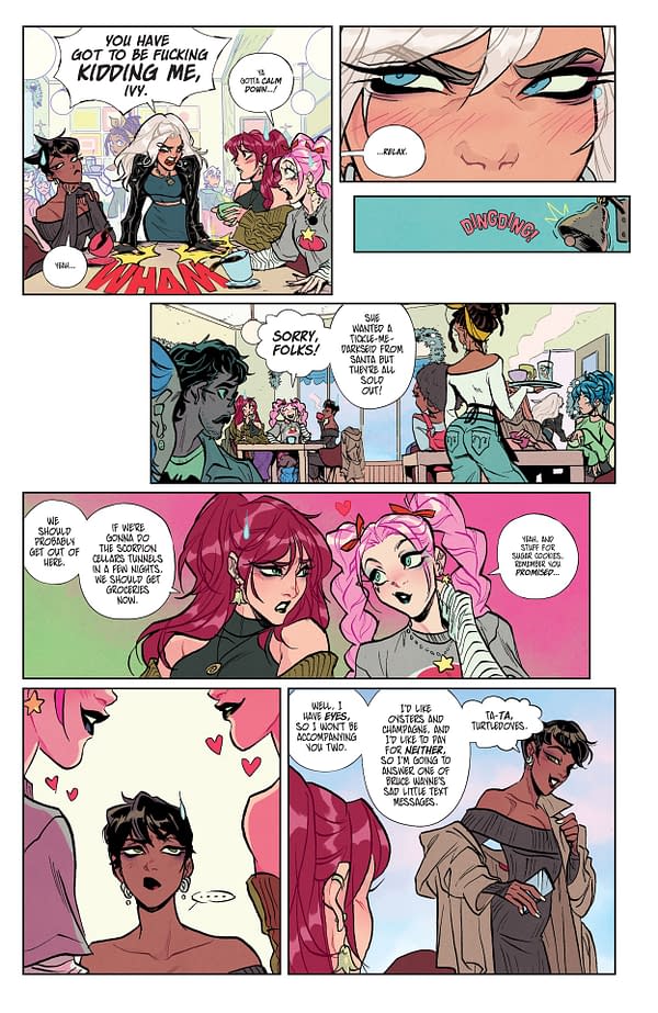 Interior preview page from Sirens: Love Hurts #3