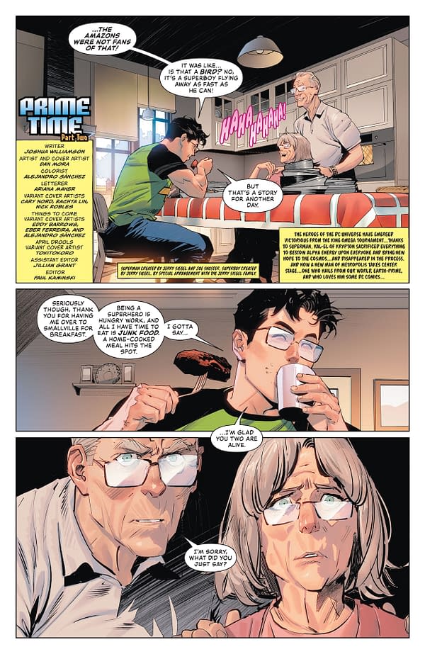 Interior preview page from Superman #37