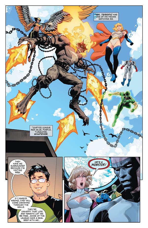 Interior preview page from Superman #37