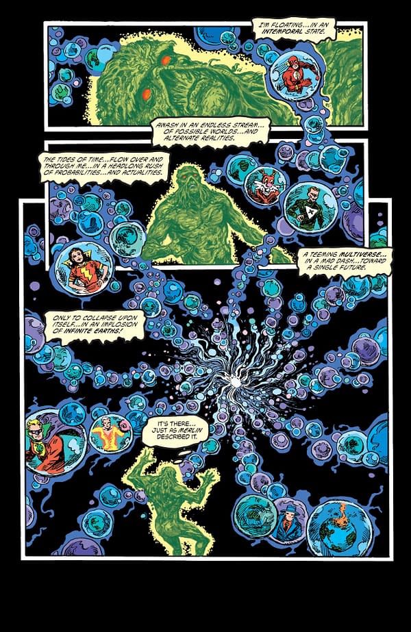 Interior preview page from Swamp Thing 1989 #1