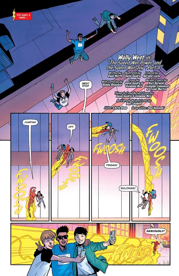 Interior preview page from Flash #32