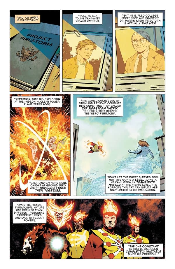 Interior preview page from Fury of Firestorm #1