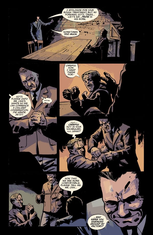 Interior preview page from The Peril of the Brutal Dark: An Ezra Cain Mystery #3