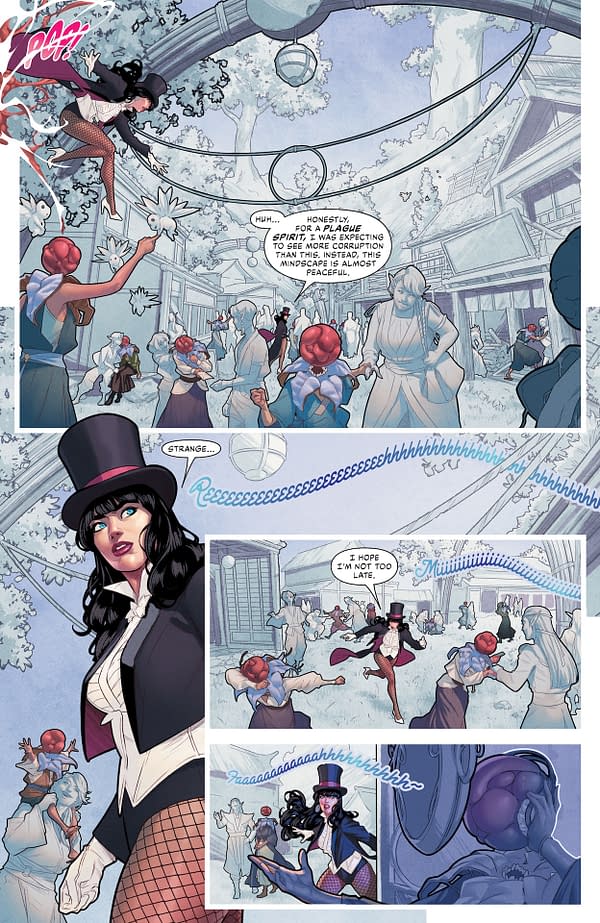 Interior preview page from Zatanna #1