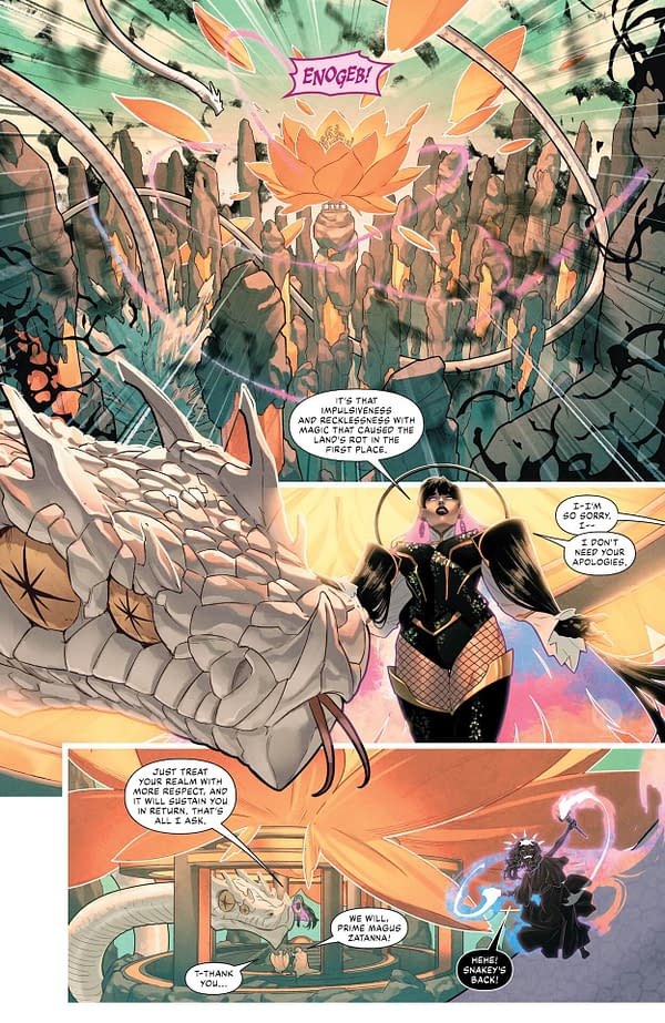 Interior preview page from Zatanna #2