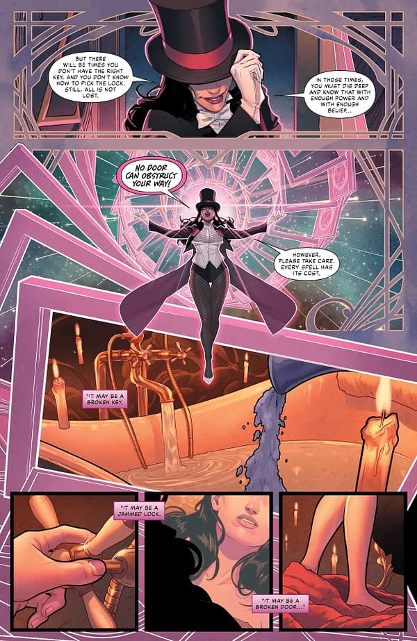 Interior preview page from Zatanna #2