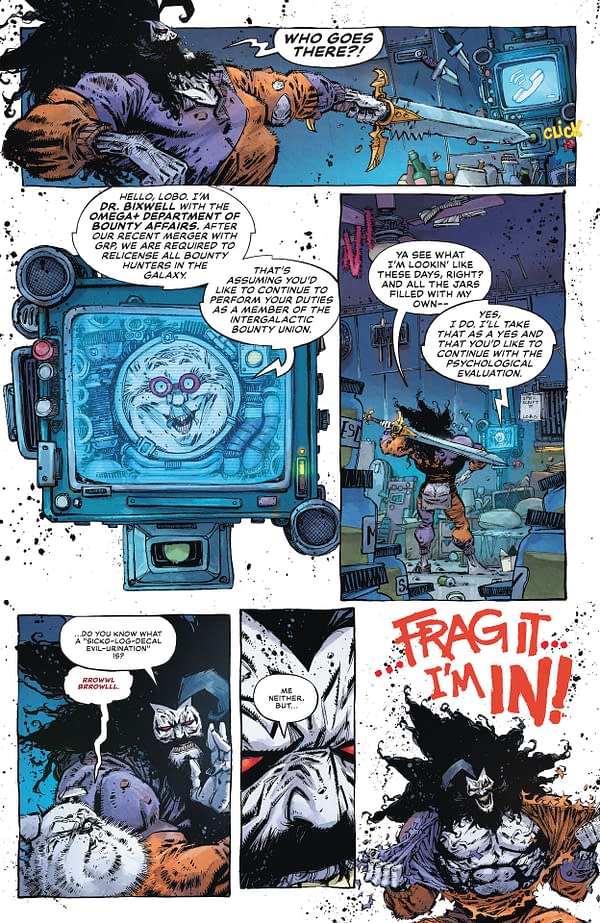 Interior preview page from Lobo #3
