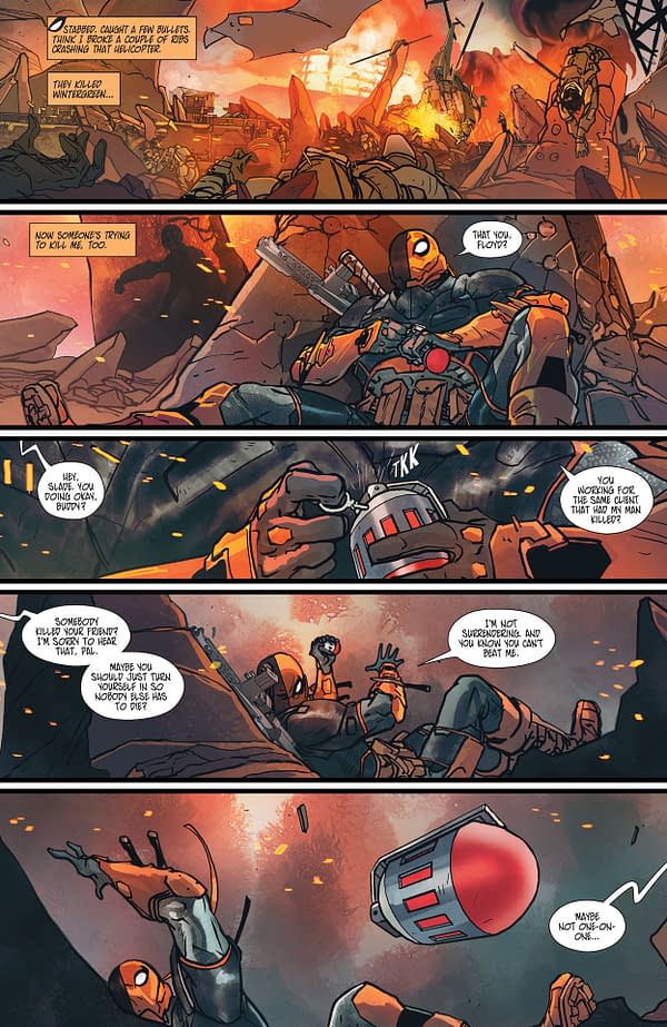 Interior preview page from Deathstroke: The Terminator #3