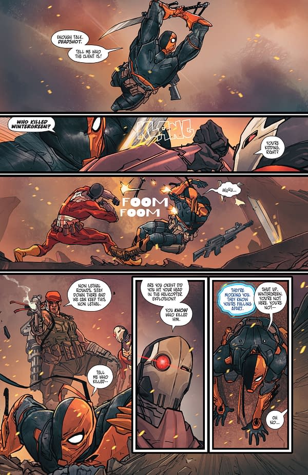Interior preview page from Deathstroke: The Terminator #3