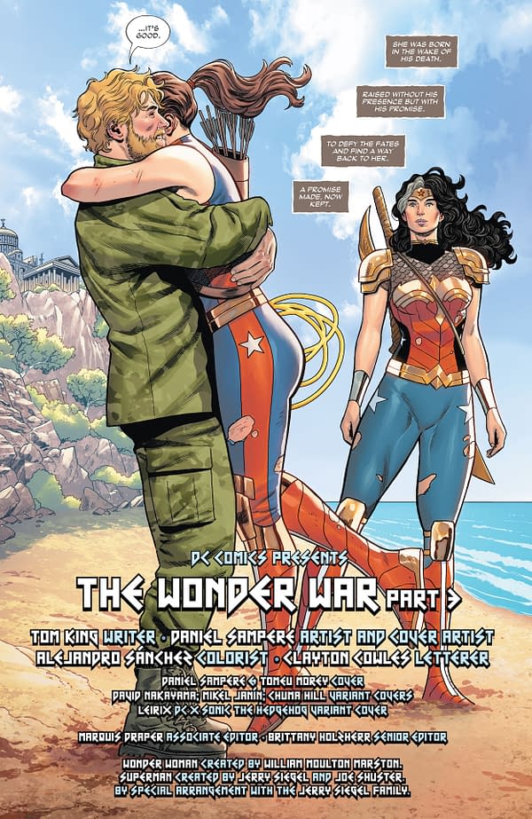 Interior preview page from Wonder Woman #33