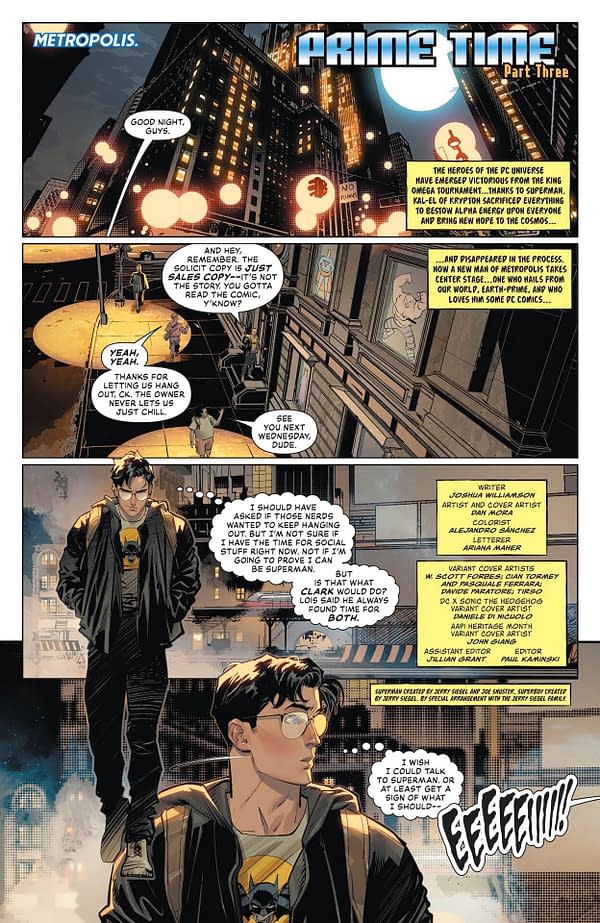 Interior preview page from Superman #38