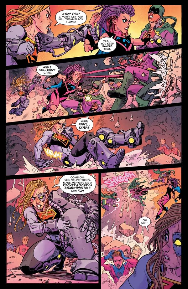 Interior preview page from Supergirl #13