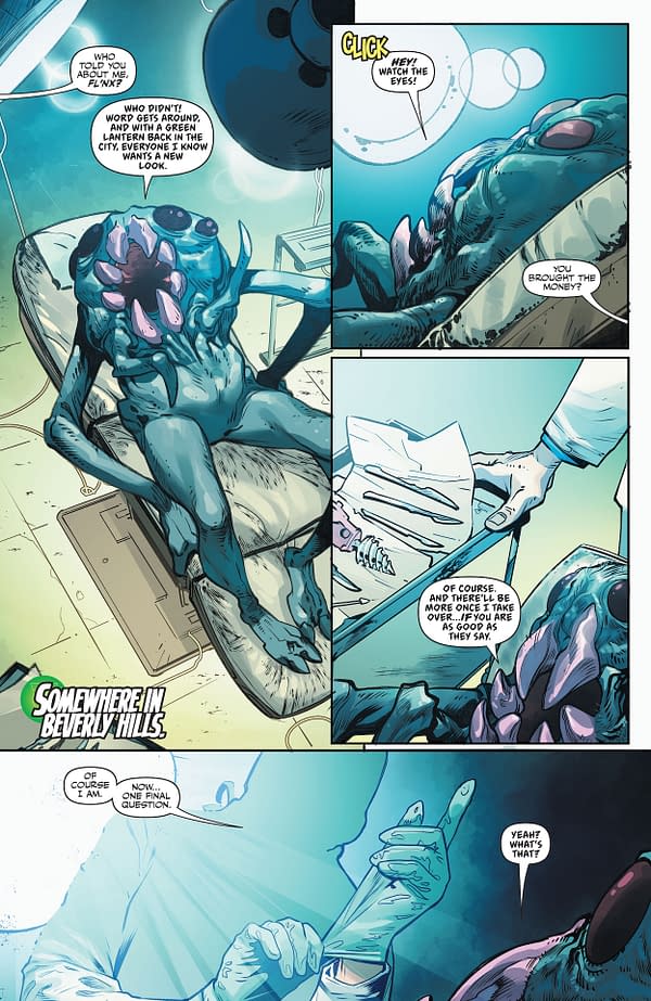 Interior preview page from Green Lantern #35