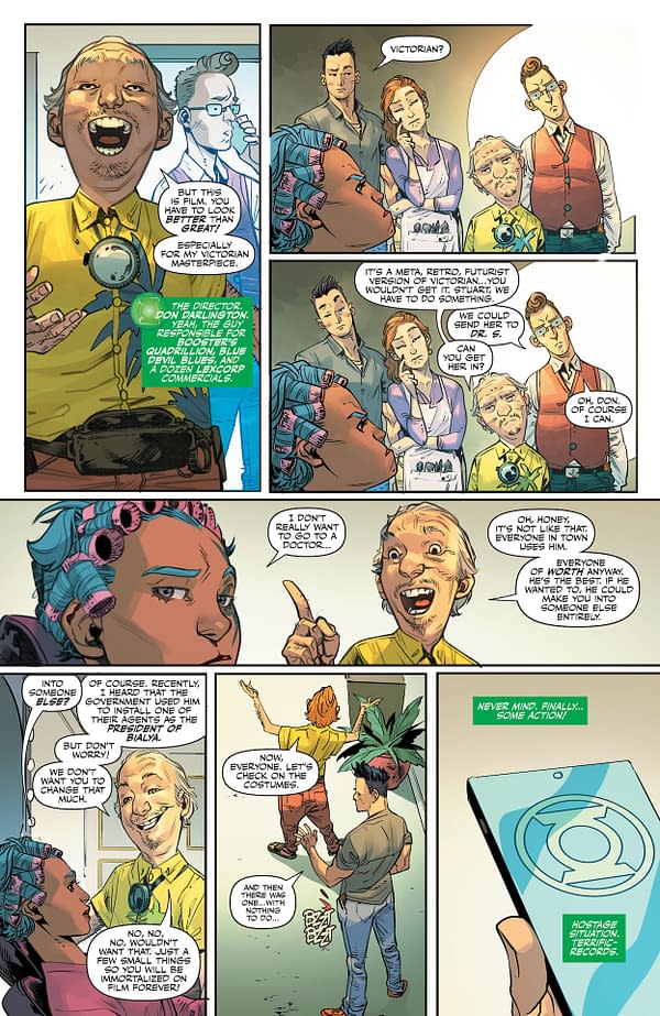 Interior preview page from Green Lantern #35