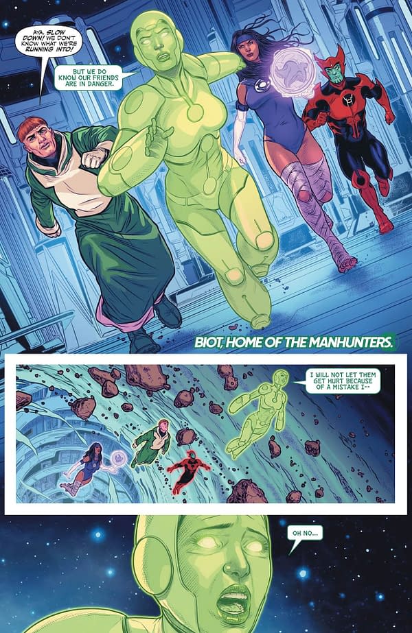 Interior preview page from Green Lantern Corps #16