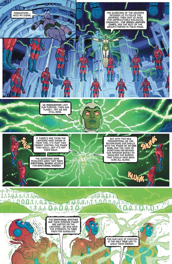 Interior preview page from Green Lantern Corps #16