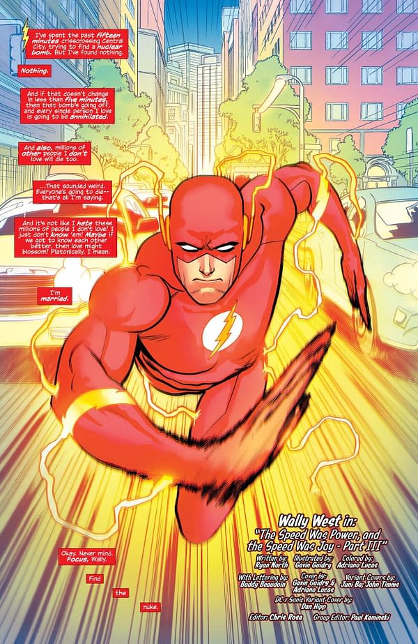 Interior preview page from Flash #33