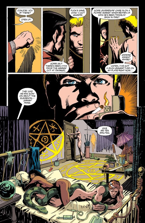 Interior preview page from Swamp Thing 1989 #2