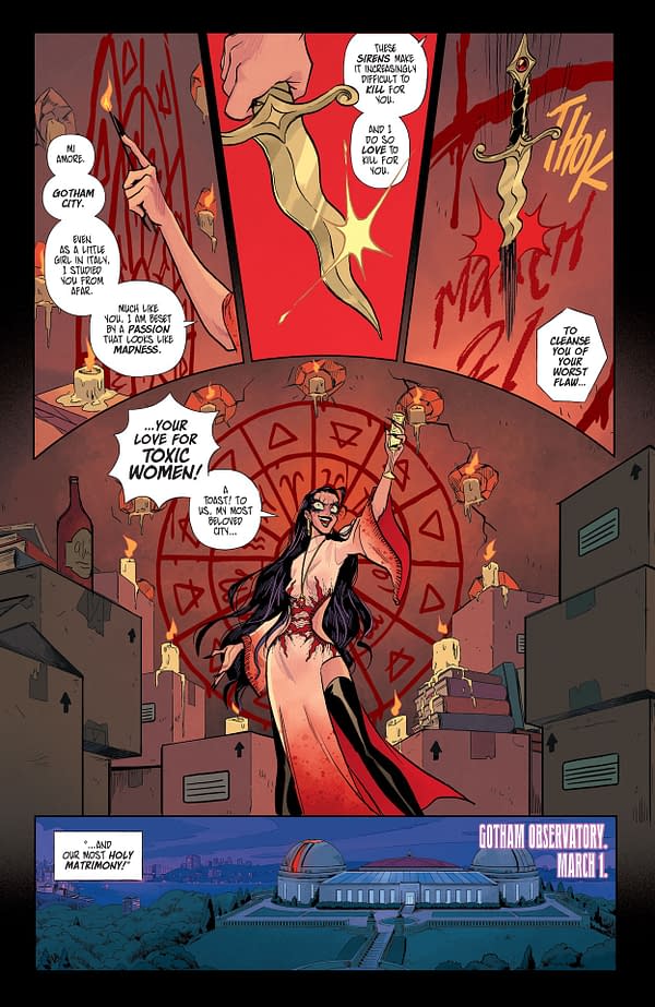 Interior preview page from Sirens: Love Hurts #4