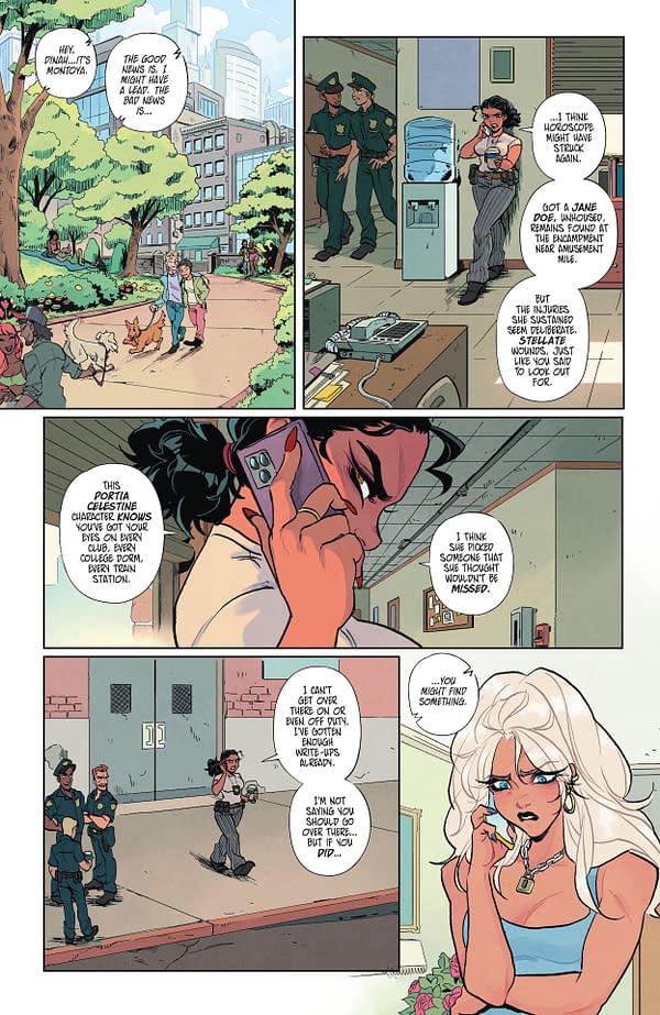 Interior preview page from Sirens: Love Hurts #4