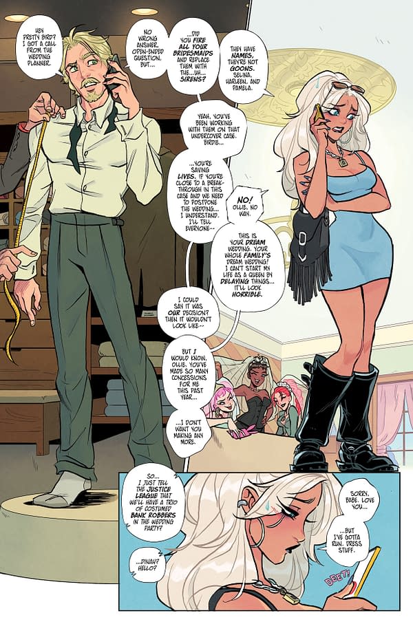 Interior preview page from Sirens: Love Hurts #4