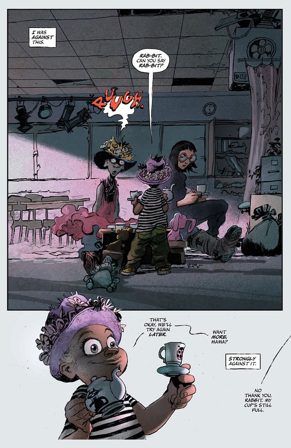 Interior preview page from Bleeding Hearts #4