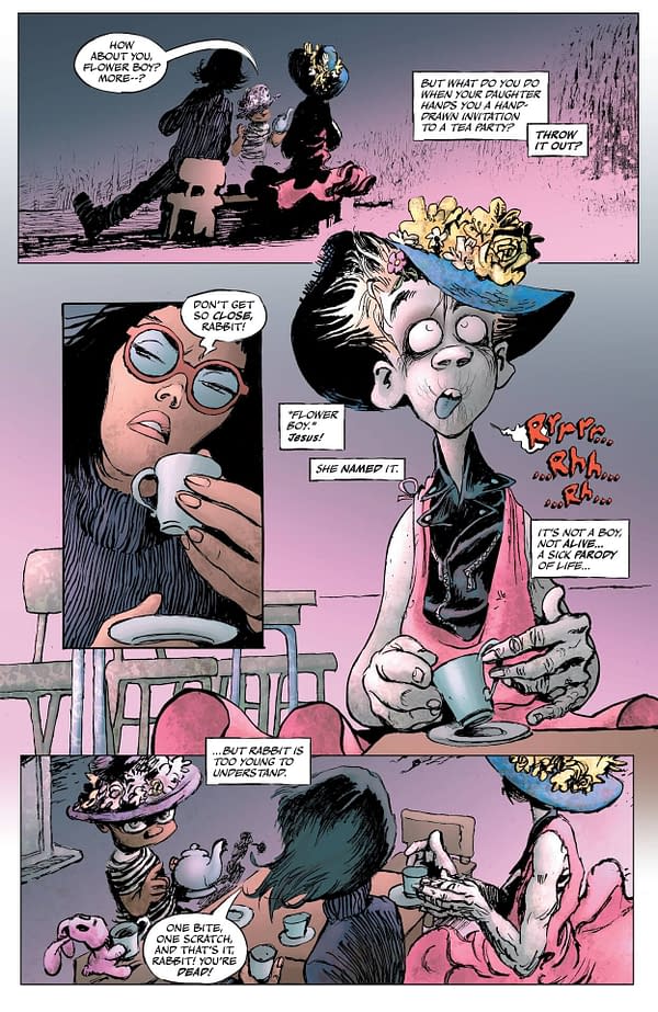 Interior preview page from Bleeding Hearts #4